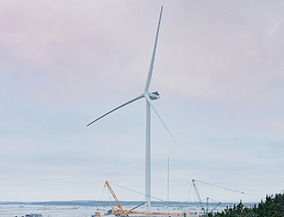 BASF and Vattenfall use 15 MW Vestas turbine "V236" for their 1.6 GW offshore wind farm project Nordlicht in the German North Sea