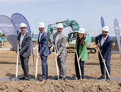 Wacker ground-breaking ceremony