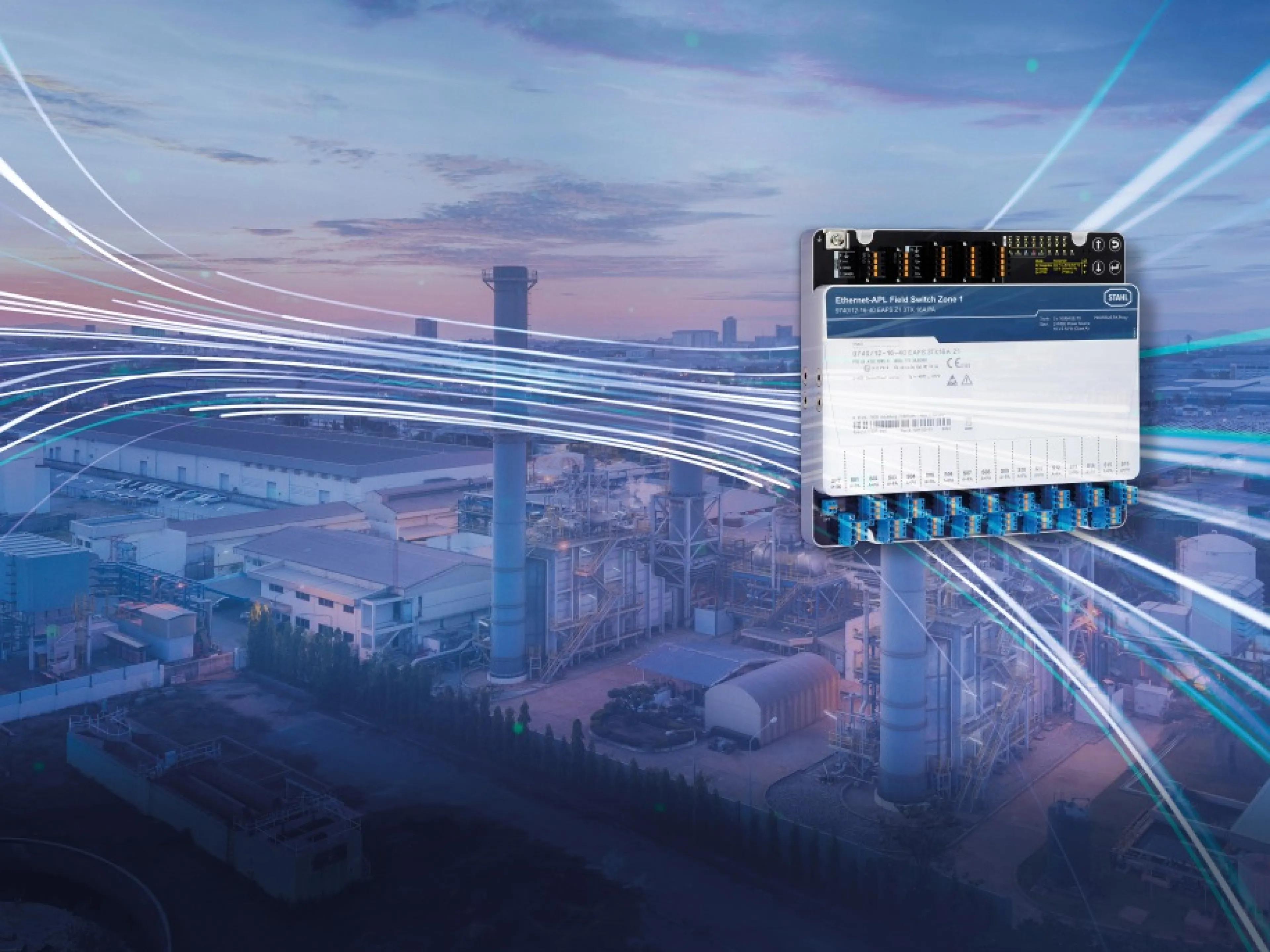 The Ethernet APL field switch from R. Stahl meets all the requirements of modern process automation and is ready for use in hazardous areas, Photo: R. Stahl The Ethernet APL field switch from R. Stahl meets all the requirements of modern process automation and is ready for use in hazardous areas