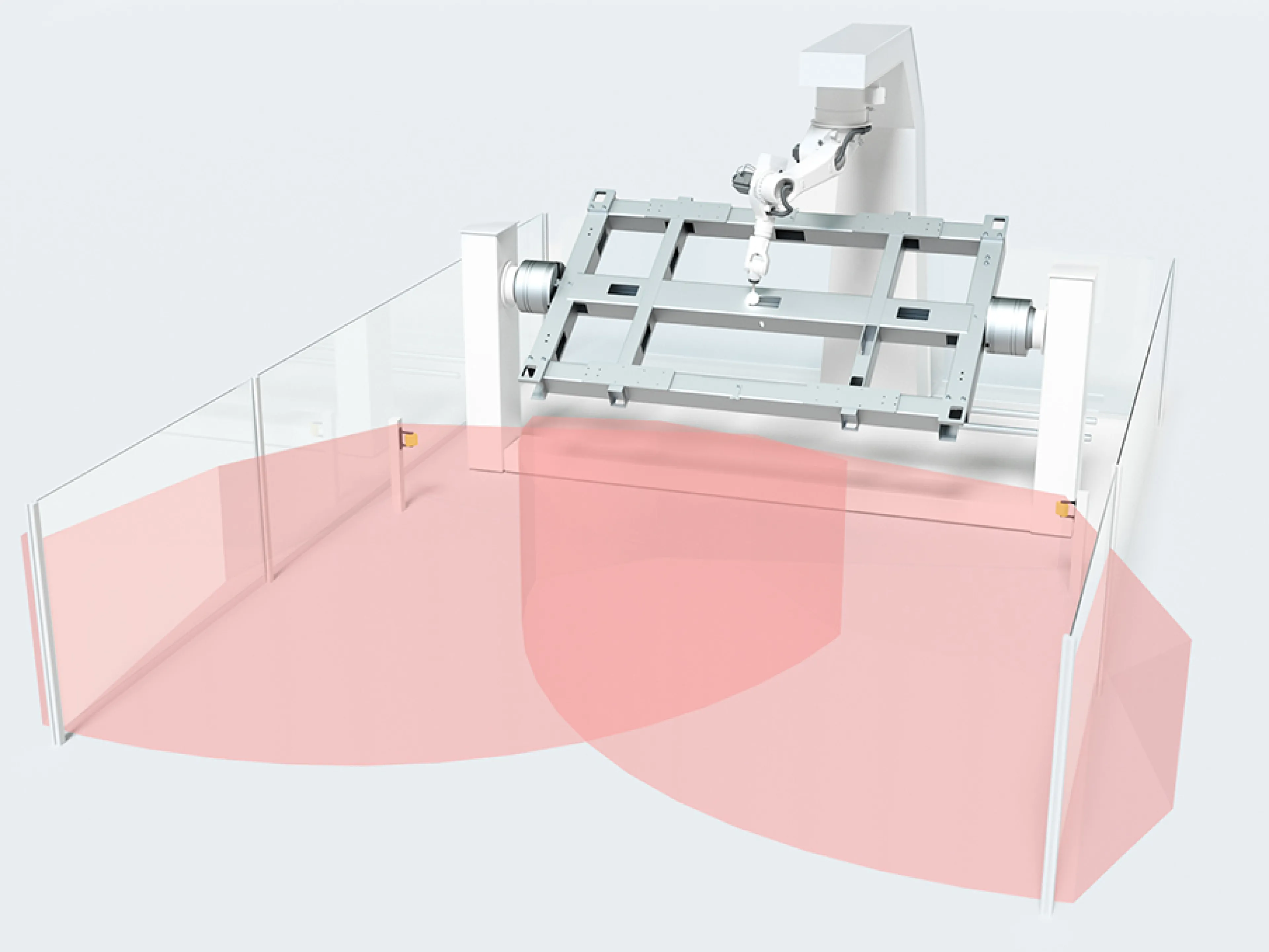 The LBK 3D safety radar system protects the hazardous working area of machines against access and presence of persons, even in the presence of dirt, welding sparks, sawdust, or moisture. Photo: Leuze The LBK 3D radar system protects the dangerous working area of machines against access and presence of persons - even in the presence of dirt, welding sparks, sawdust, or moisture.