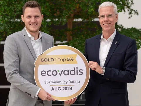 Krones receives Ecovadis gold medal again in 2024