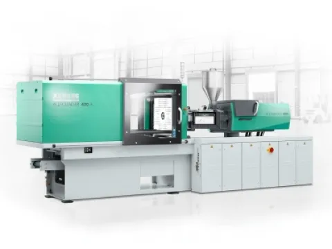 At Moldplast 2021, an electric Allrounder 470 A with 1,000 kN clamping force and Gestica control system will produce a box and clip for storing face masks