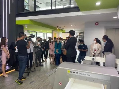 Sesotec was pleased with the many guests at the Grand Opening of the showroom in Thailand