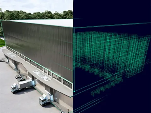 Under the motto "Intelligent intralogistics - experience the flow", Siemens is presenting the holistic digital twin of a real logistics center at this year's Logimat