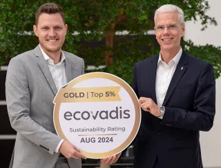 Krones receives Ecovadis gold medal again in 2024