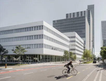 Roche pharmaceutical research and development center “pRED” in Basel