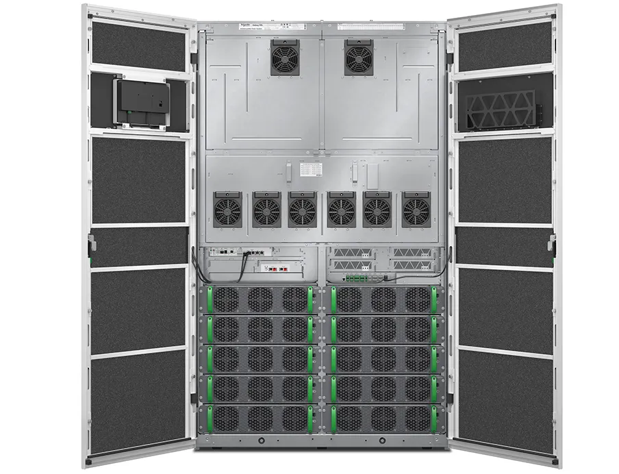 According to Schneider Electric, its uninterruptible power supply is the most compact of its kind, saving 52 per cent more space than the industry average