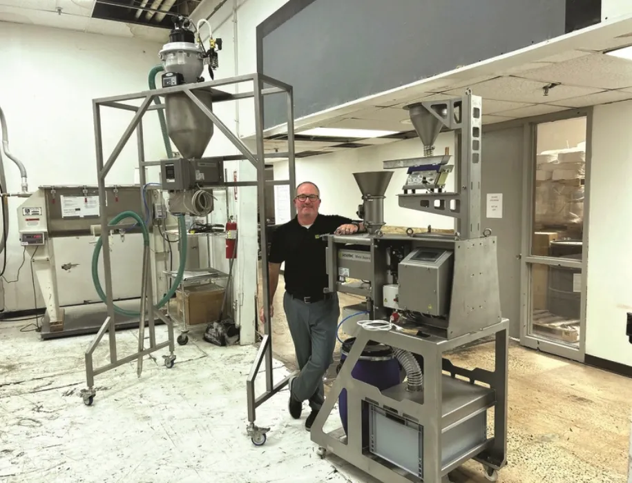 Patrick Sommers, Sales Manager at Sesotec Inc., is convinced of the advantages that the Polymers Centre in Charlotte, North Carolina offers Sesotec